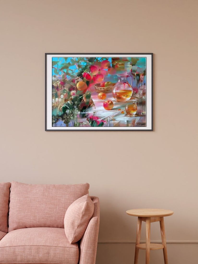 Abstract oil painting Apple Spas Anatoly Tarabanov - 3