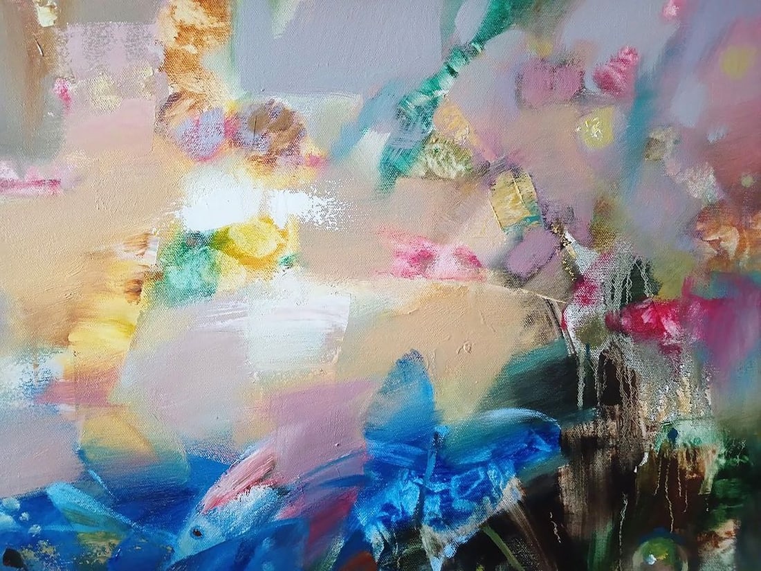 Abstract oil painting Butterflies Anatoly Tarabanov - 5