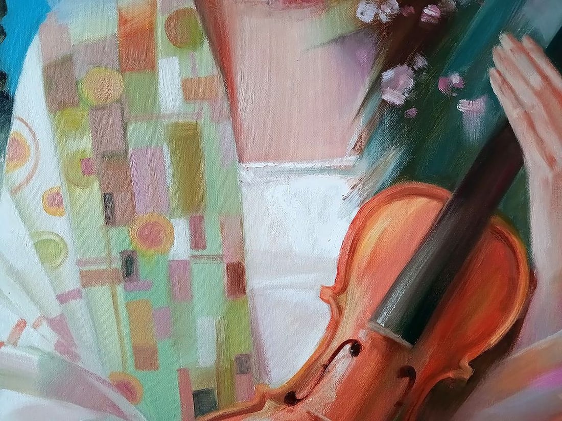 Abstract oil painting Breath of spring Anatoly Tarabanov - 11