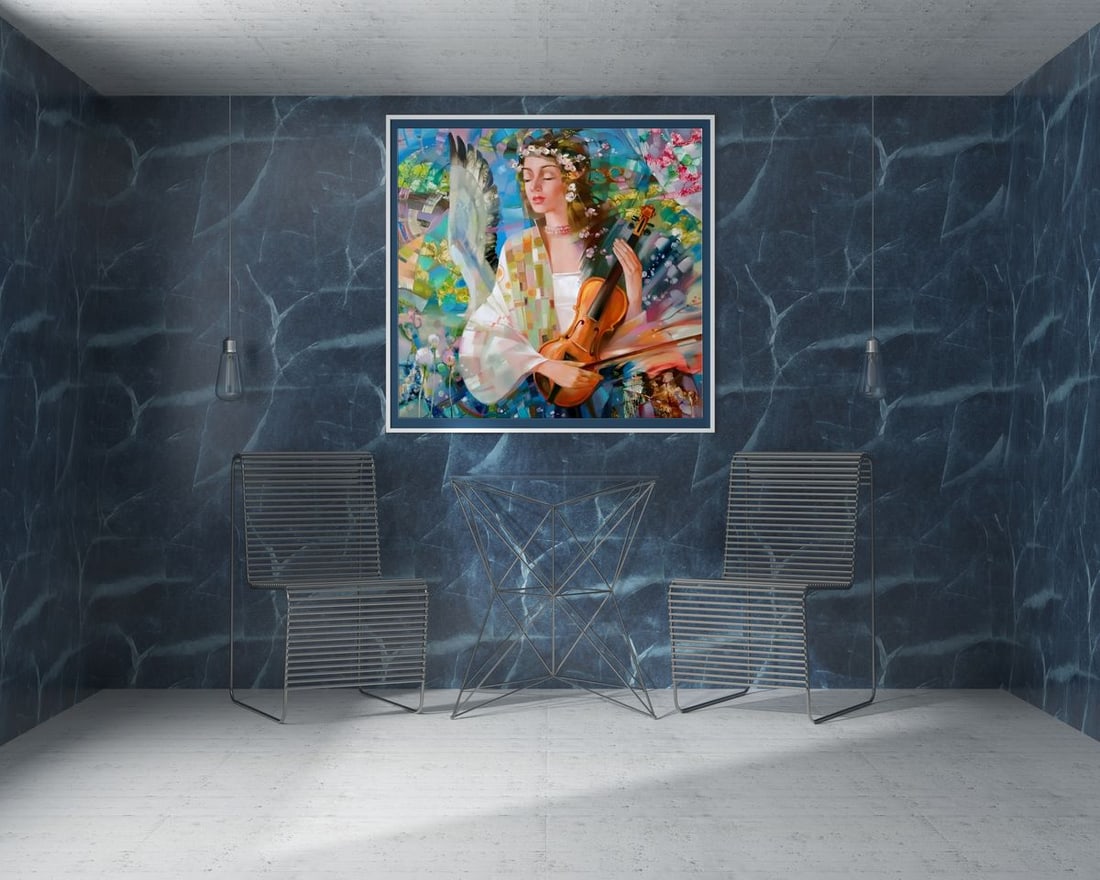 Abstract oil painting Breath of spring Anatoly Tarabanov - 3