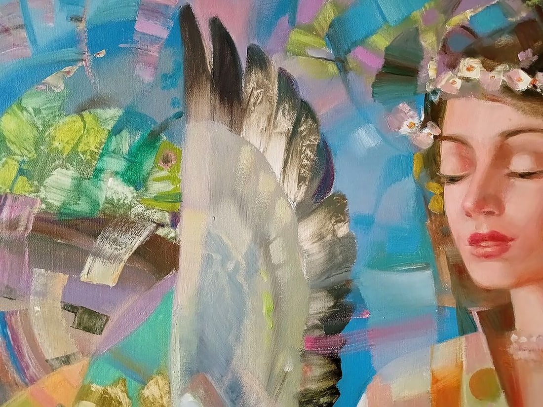 Abstract oil painting Breath of spring Anatoly Tarabanov - 4