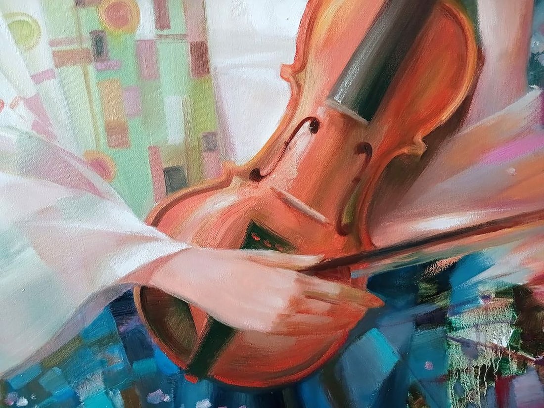 Abstract oil painting Breath of spring Anatoly Tarabanov - 8