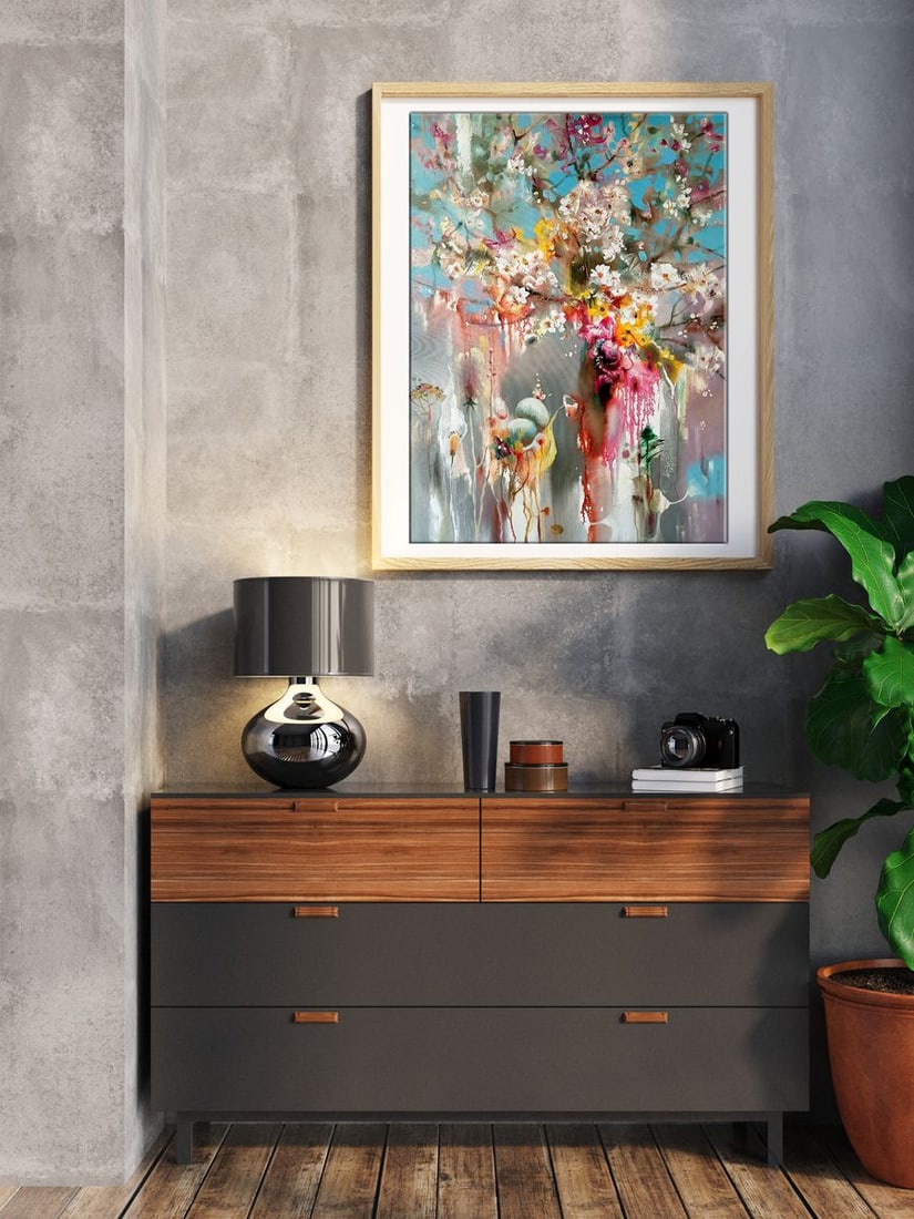 Abstract oil painting Spring 2022 Anatoly Tarabanov - 3