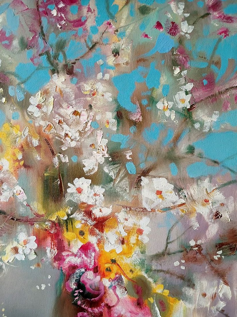 Abstract oil painting Spring 2022 Anatoly Tarabanov - 5