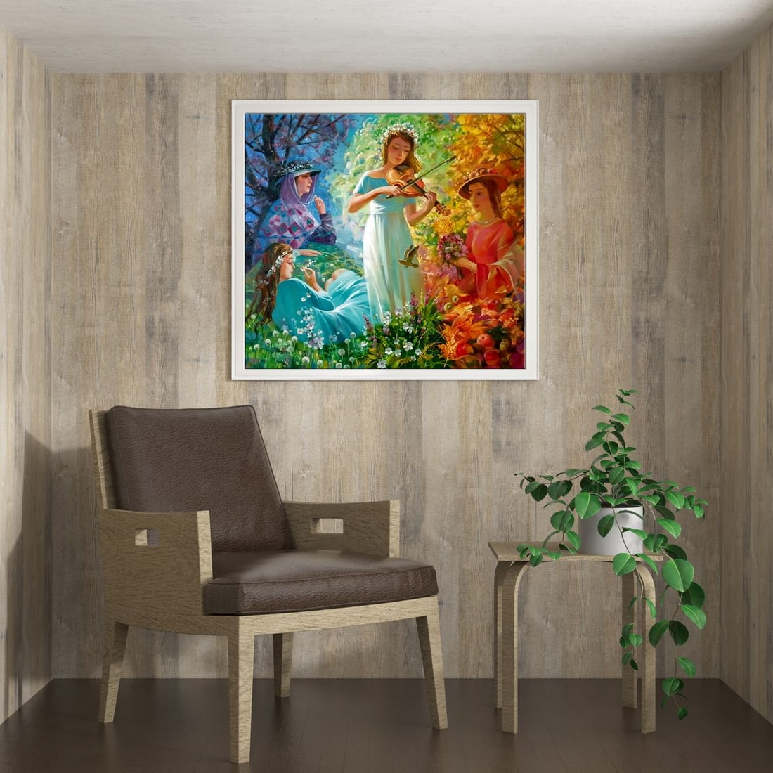 Abstract oil painting Seasons Anatoly Tarabanov - 2