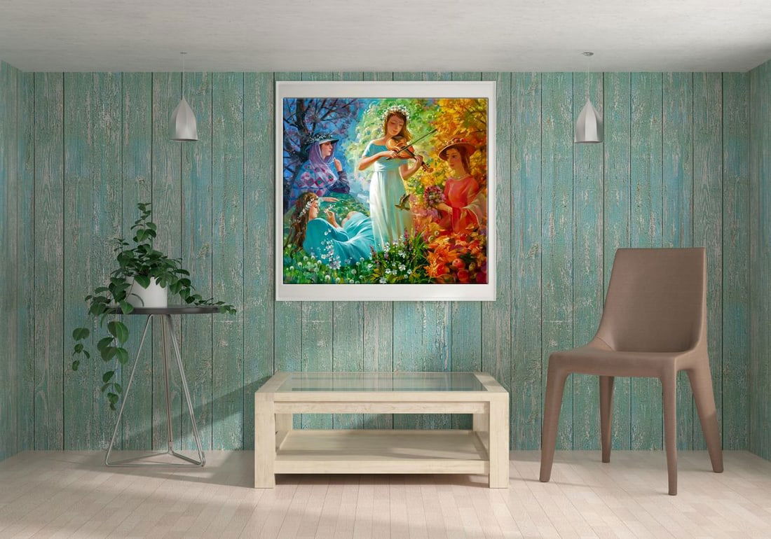 Abstract oil painting Seasons Anatoly Tarabanov - 3