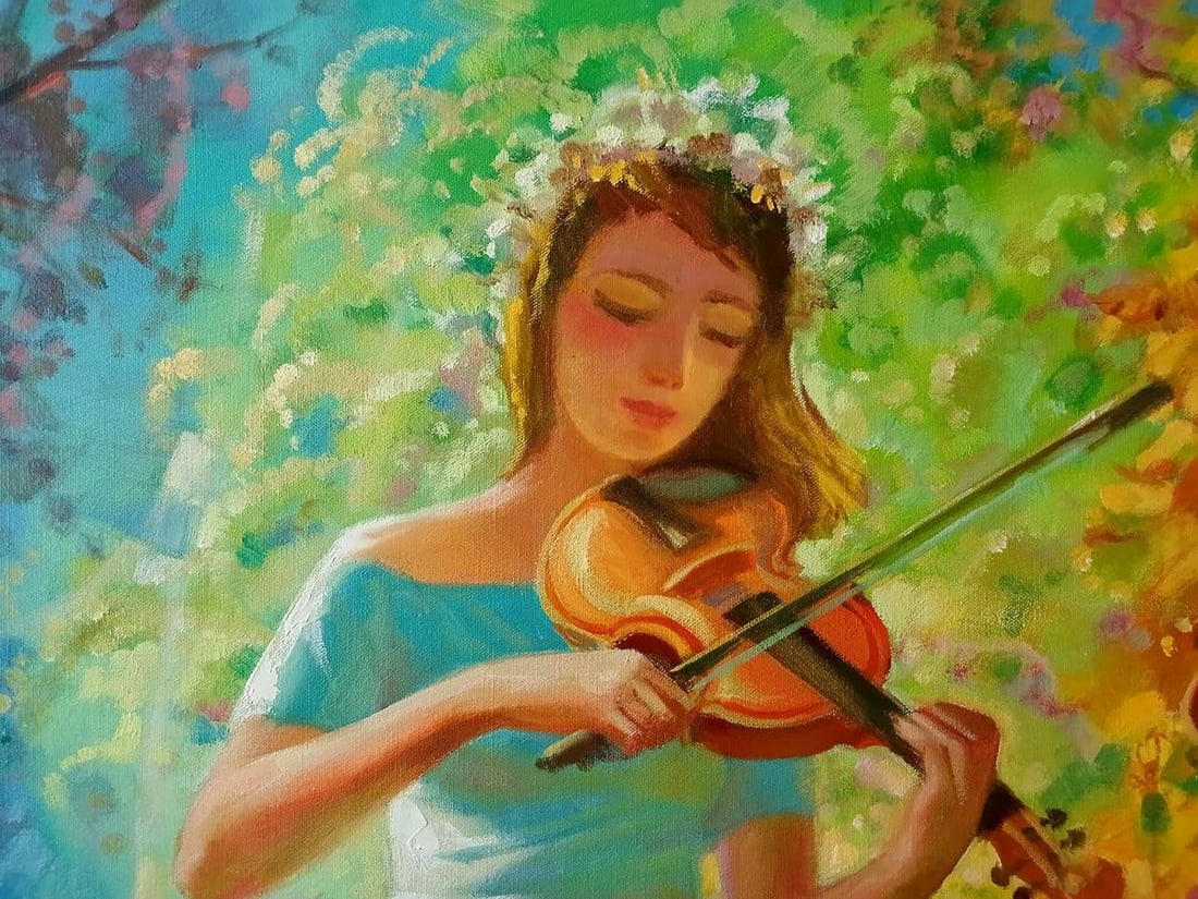 Abstract oil painting Seasons Anatoly Tarabanov - 5