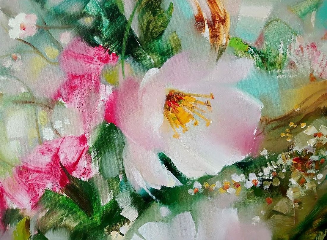 Abstract oil painting April Anatoly Tarabanov - 4