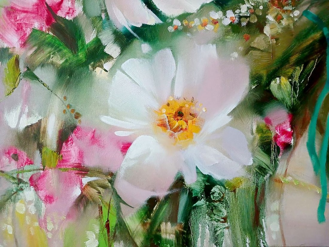 Abstract oil painting April Anatoly Tarabanov - 6