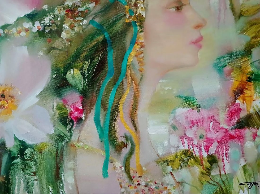 Abstract oil painting April Anatoly Tarabanov - 7