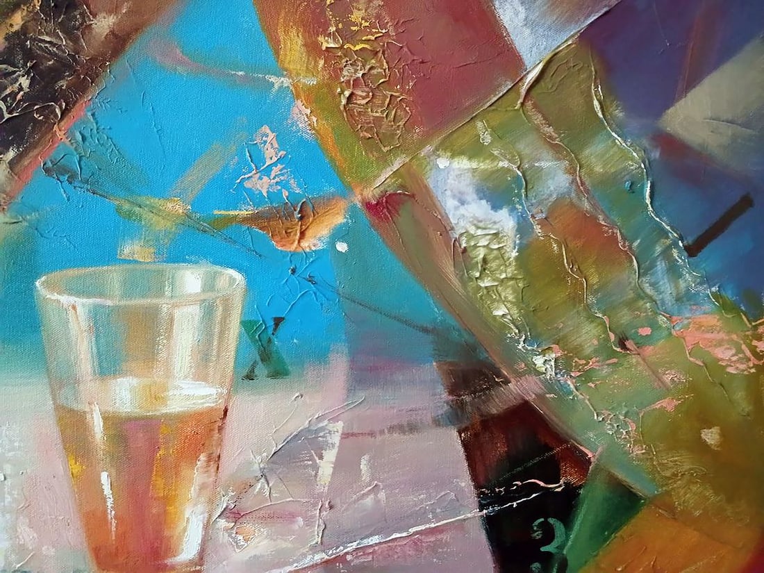 Abstract oil painting Thaw Anatoly Tarabanov - 5