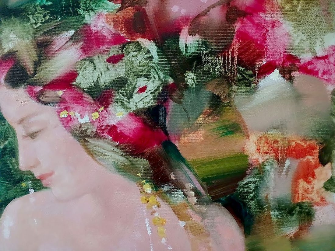 Abstract oil painting Eve Anatoly Tarabanov - 5