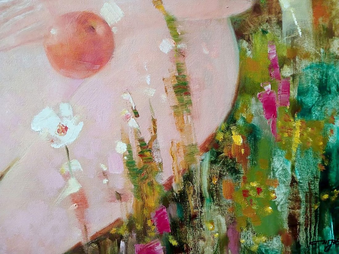 Abstract oil painting Eve Anatoly Tarabanov - 9