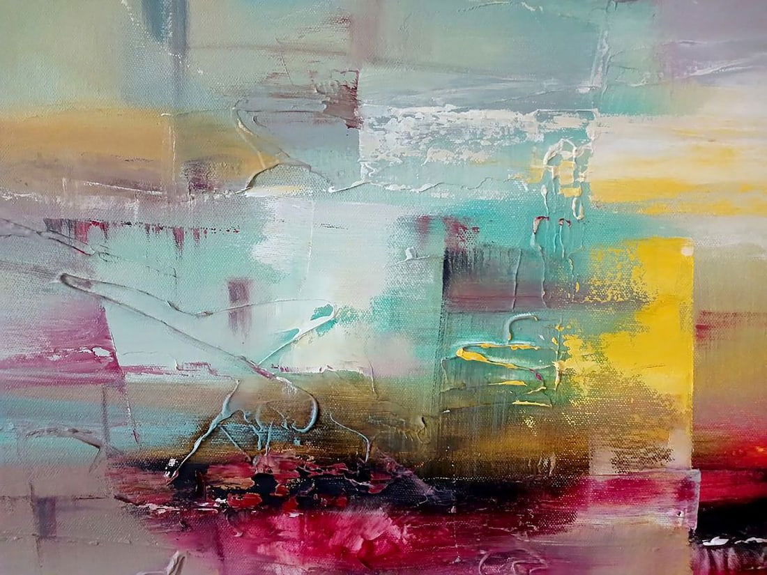 Abstract oil painting Evening Anatoly Tarabanov - 4