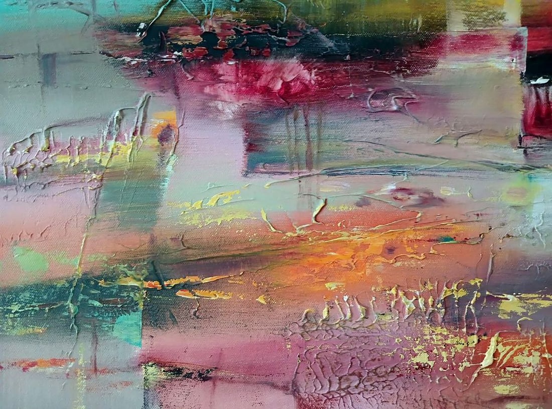 Abstract oil painting Evening Anatoly Tarabanov - 6