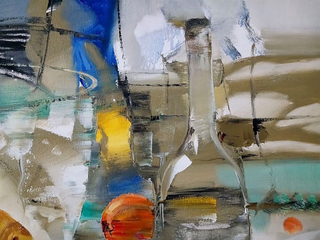 Abstract oil painting Goldfish Anatoly Tarabanov - 9