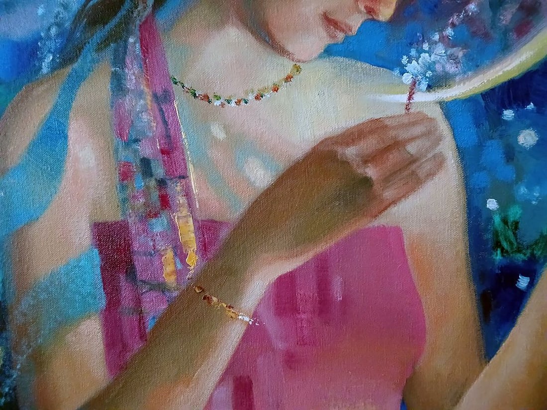 Abstract oil painting The Glow of the Moon Anatoly Tarabanov - 9