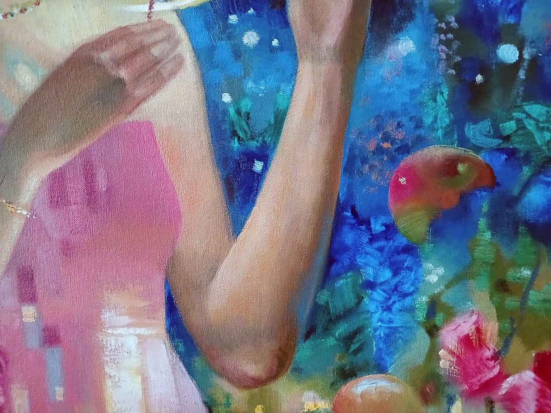 Abstract oil painting The Glow of the Moon Anatoly Tarabanov - 6