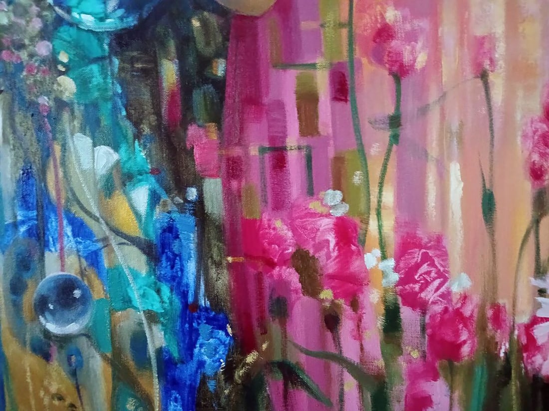 Abstract oil painting The Glow of the Moon Anatoly Tarabanov - 7