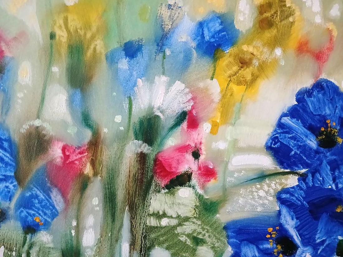 Abstract oil painting Morning dew Anatoly Tarabanov - 4