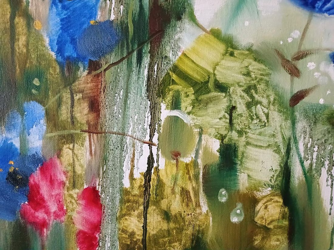 Abstract oil painting Morning dew Anatoly Tarabanov - 8