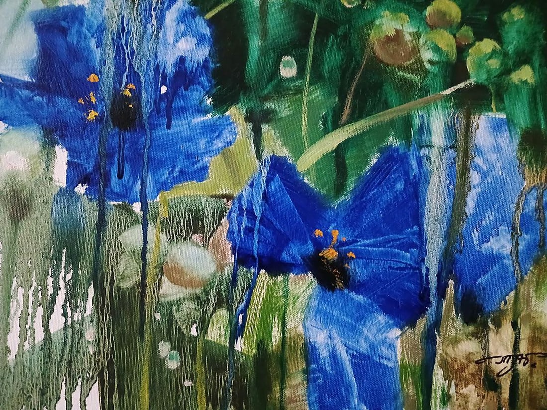 Abstract oil painting Morning dew Anatoly Tarabanov - 9