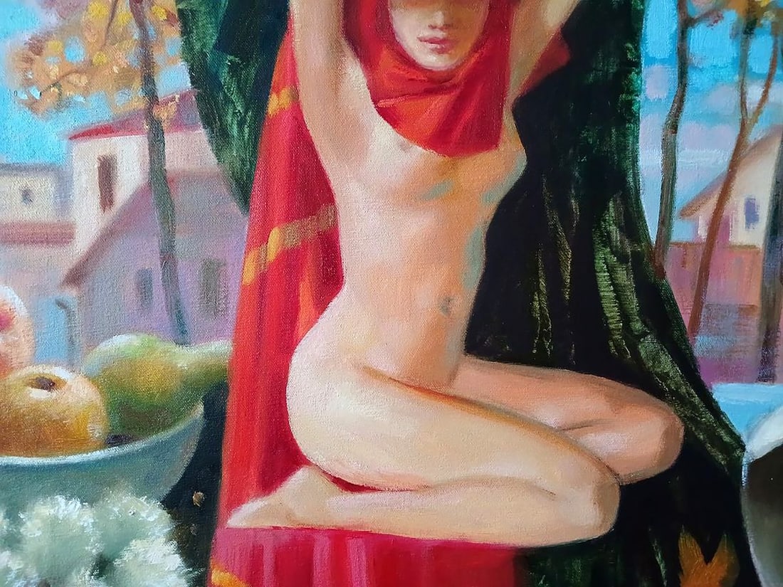 Abstract oil painting Golden autumn Anatoly Tarabanov - 10