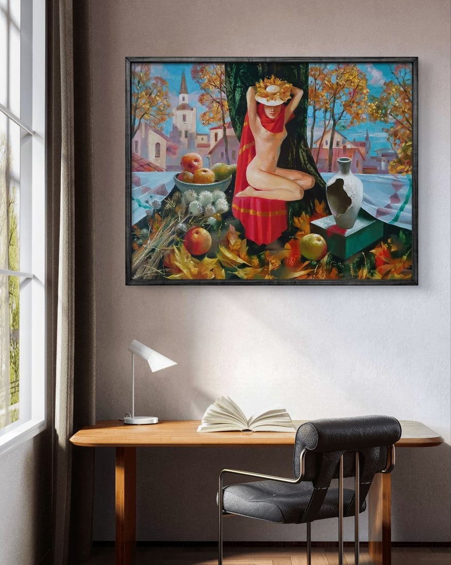 Abstract oil painting Golden autumn Anatoly Tarabanov - 3