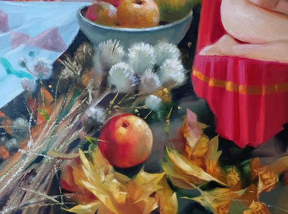 Abstract oil painting Golden autumn Anatoly Tarabanov - 7