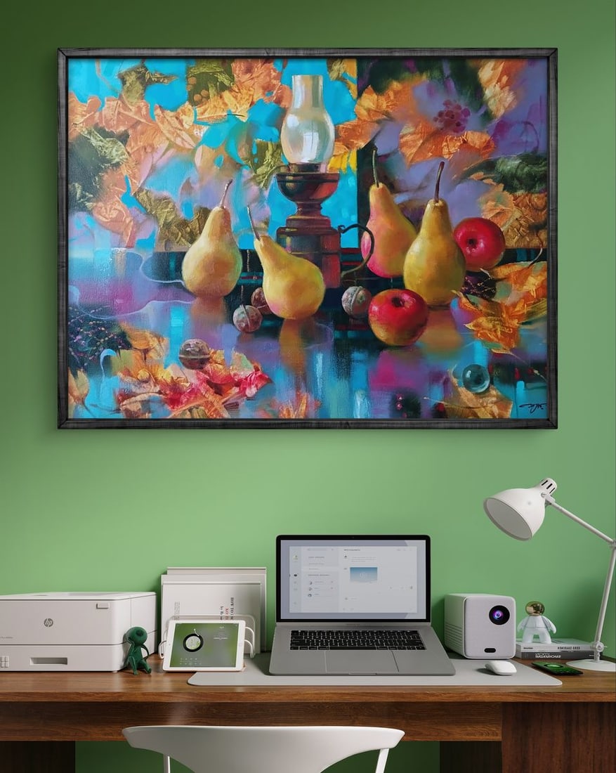 Abstract oil painting Autumn still life Anatoly Tarabanov - 2