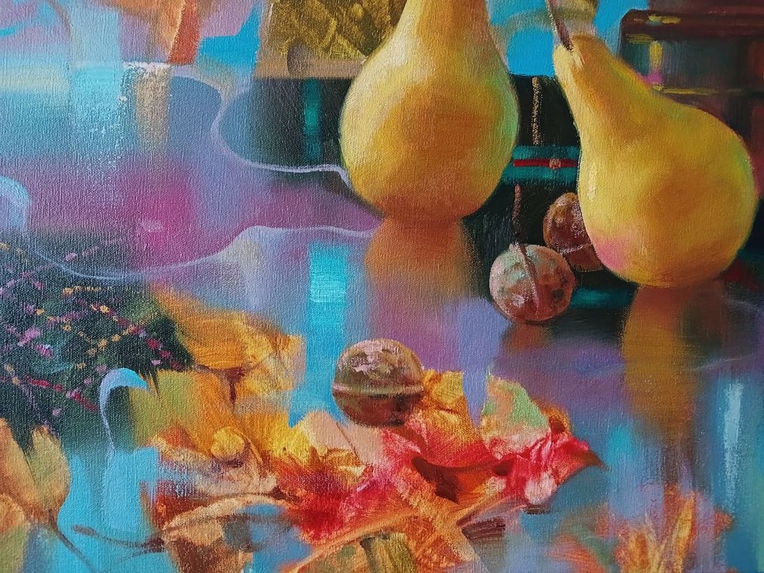 Abstract oil painting Autumn still life Anatoly Tarabanov - 6