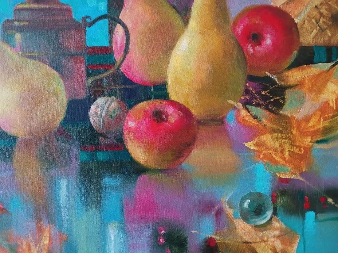 Abstract oil painting Autumn still life Anatoly Tarabanov - 7