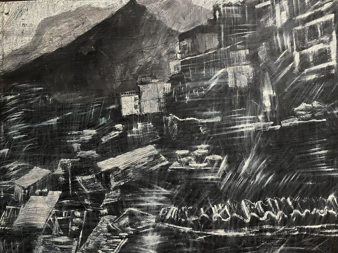 Oil painting City Twilight Serhiy Kovalev - 5