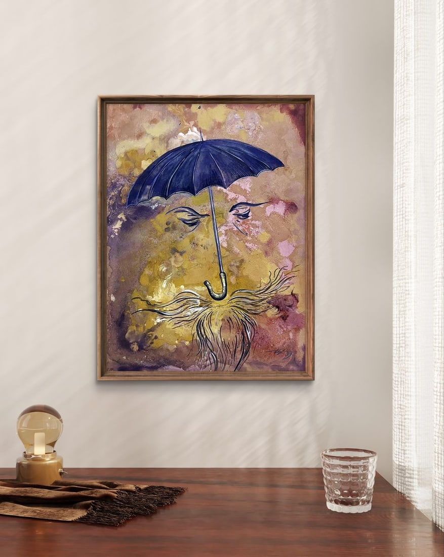 Watercolor painting The vacation is over Dmytro Startsev - 3