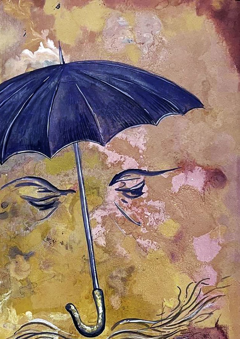 Watercolor painting The vacation is over Dmytro Startsev - 5