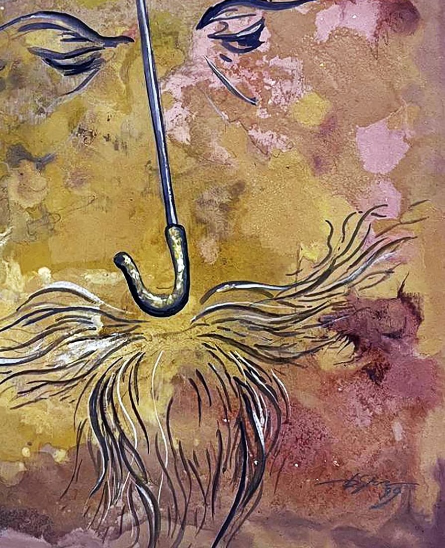 Watercolor painting The vacation is over Dmytro Startsev - 7