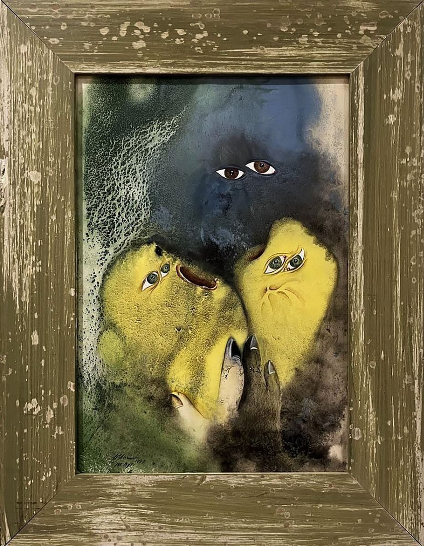 Watercolor painting Creatures close to us in terms of views Dmytro Startsev - 2