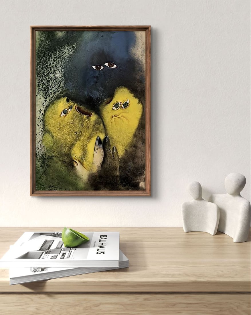 Watercolor painting Creatures close to us in terms of views Dmytro Startsev - 4