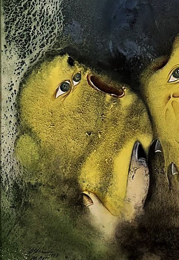 Watercolor painting Creatures close to us in terms of views Dmytro Startsev - 7