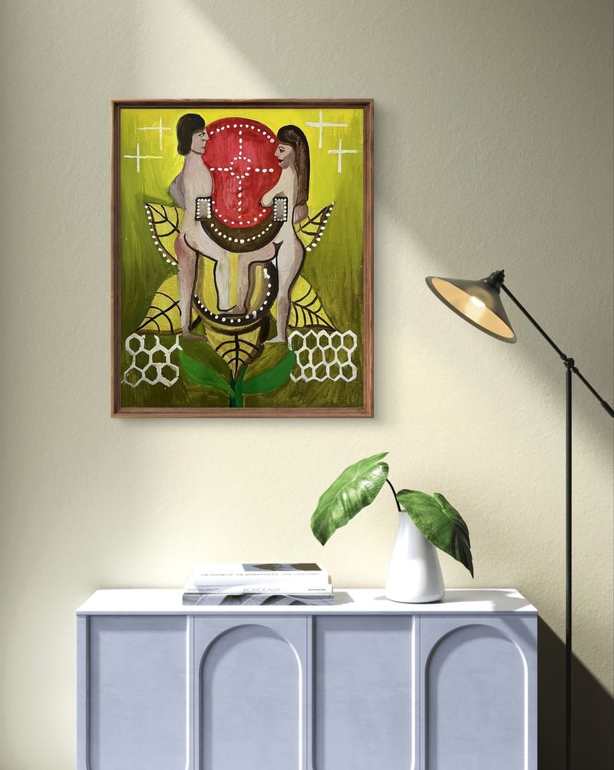 Oil painting Meeting of a couple Eduard Emelyantsev - 3