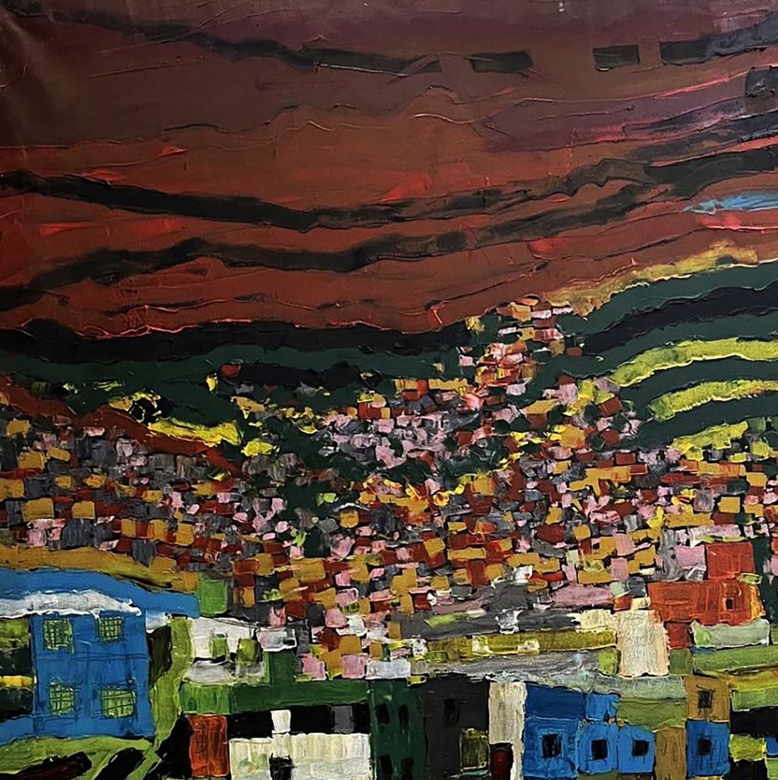 Oil painting Favelas Serhiy Kovalev - 4