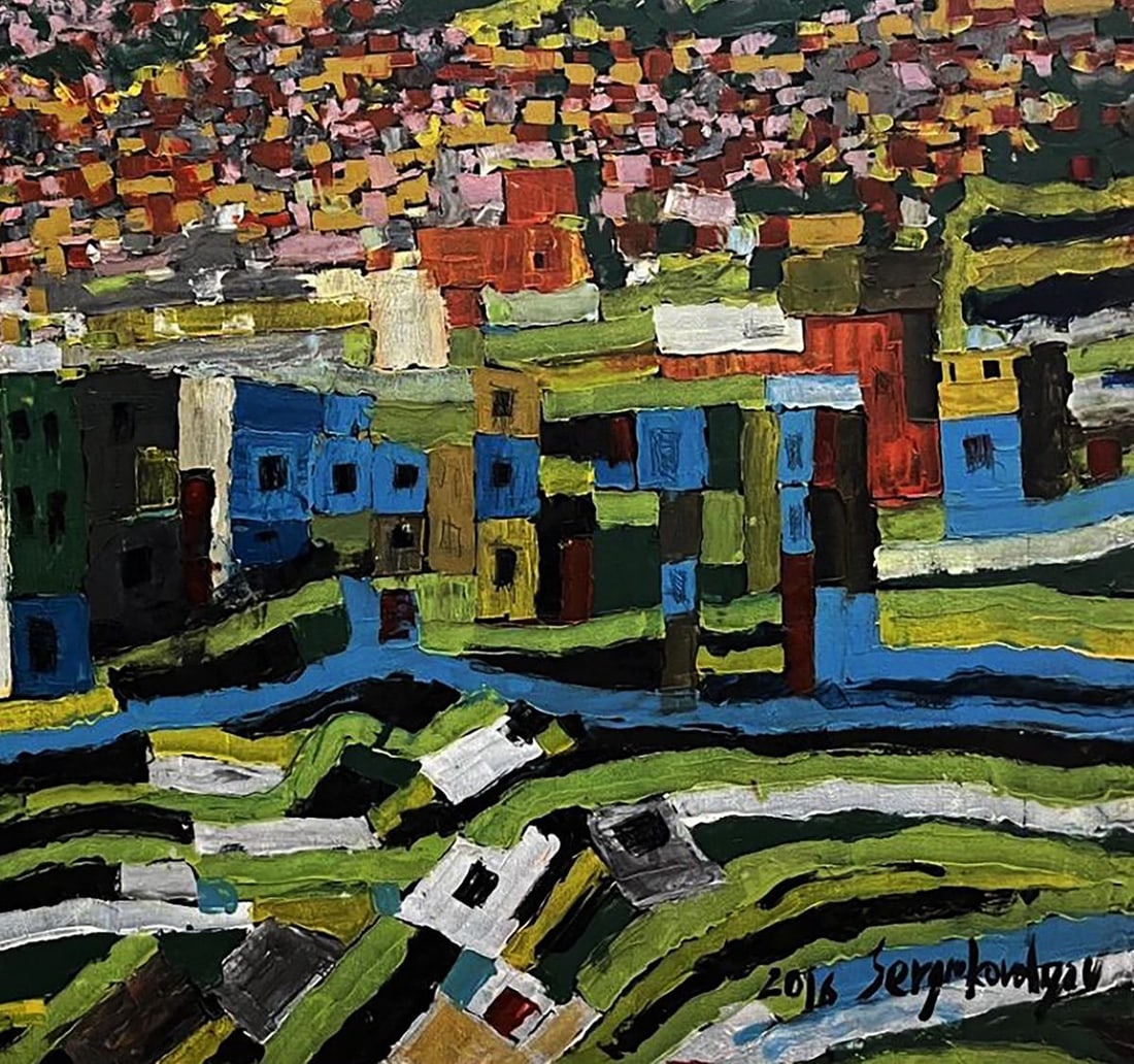 Oil painting Favelas Serhiy Kovalev - 7