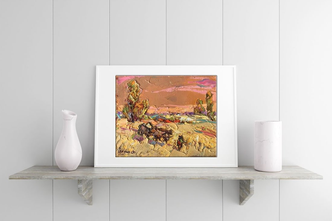 Oil painting The beaten path Kalenyuk Alex - 2