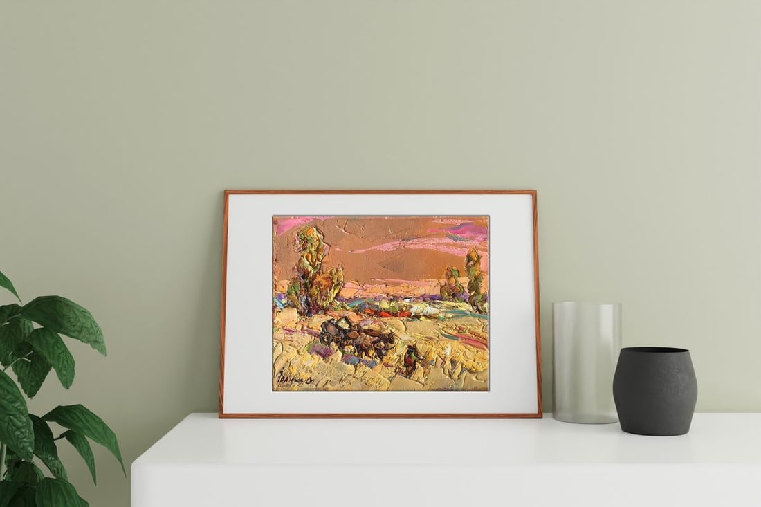 Oil painting The beaten path Kalenyuk Alex - 3