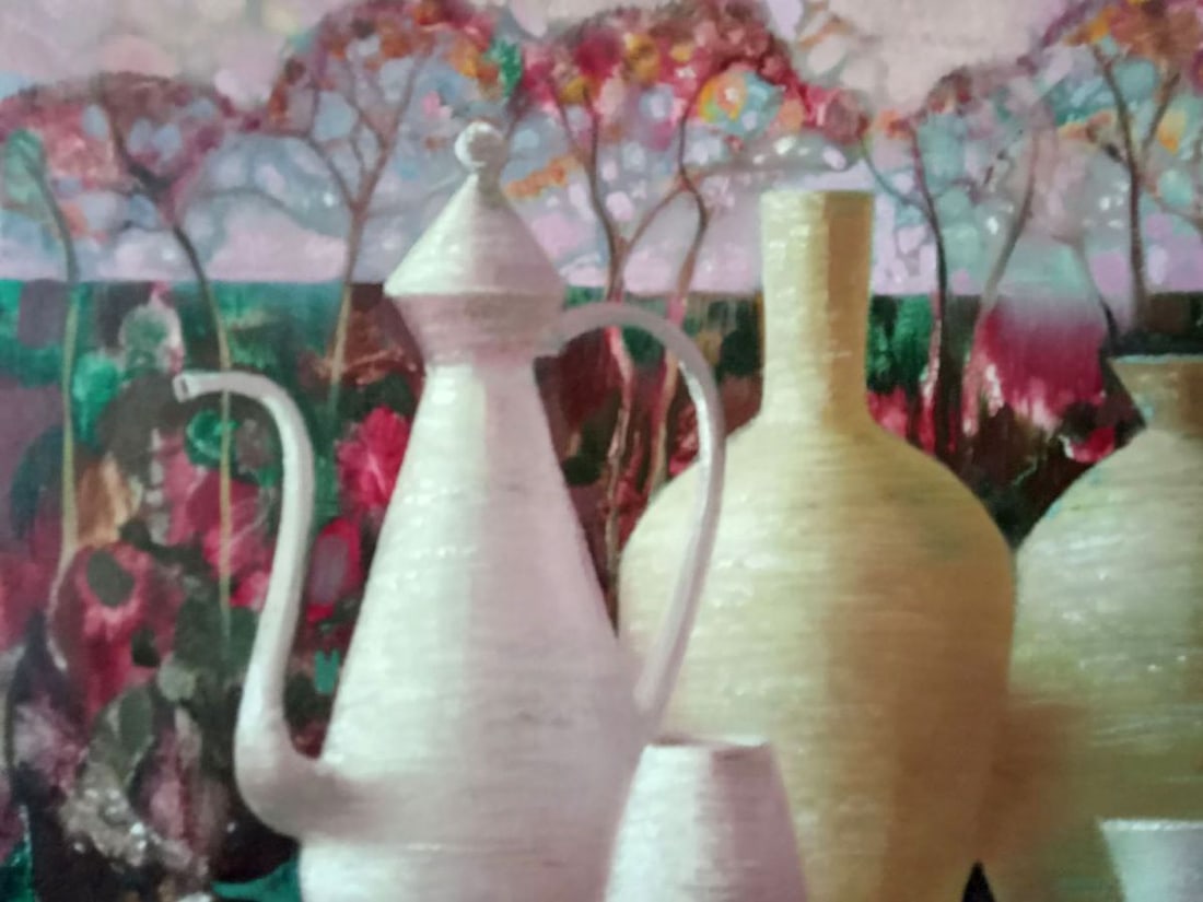 Abstract oil painting Autumn still life Borisovich Tarabanov - 2