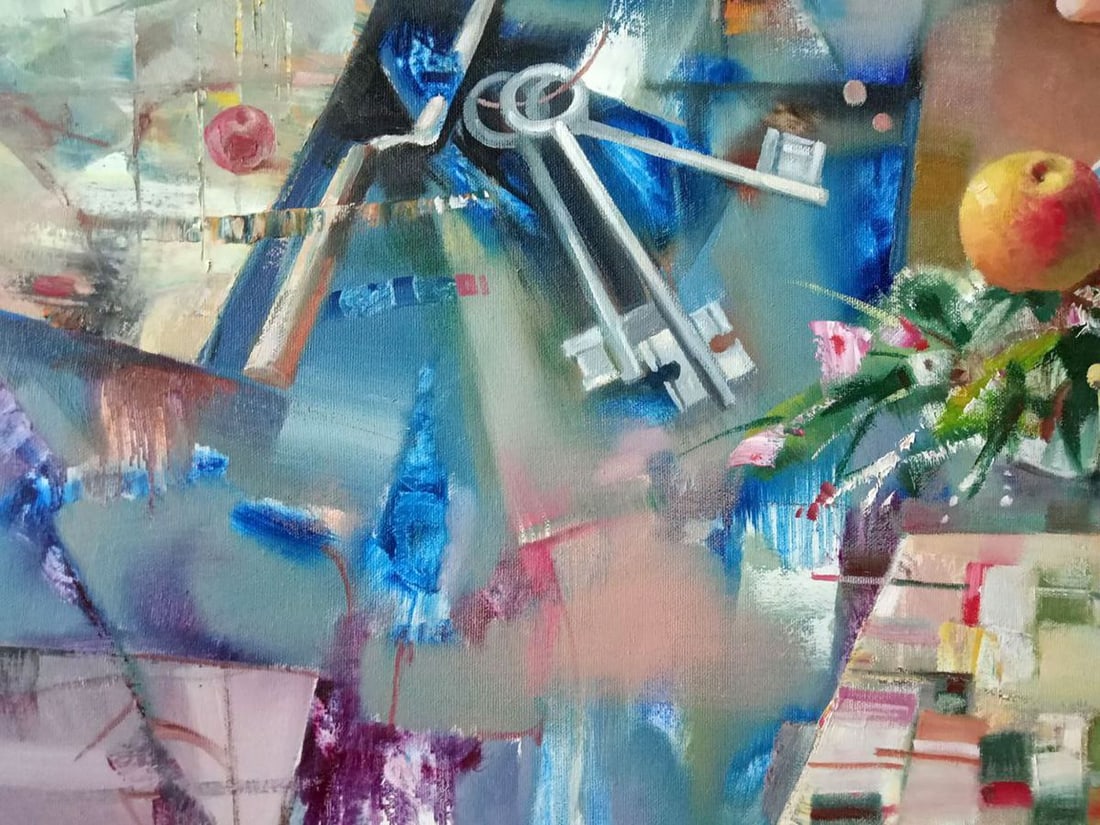 Abstract oil painting Metamorphoses Borisovich Tarabanov - 2