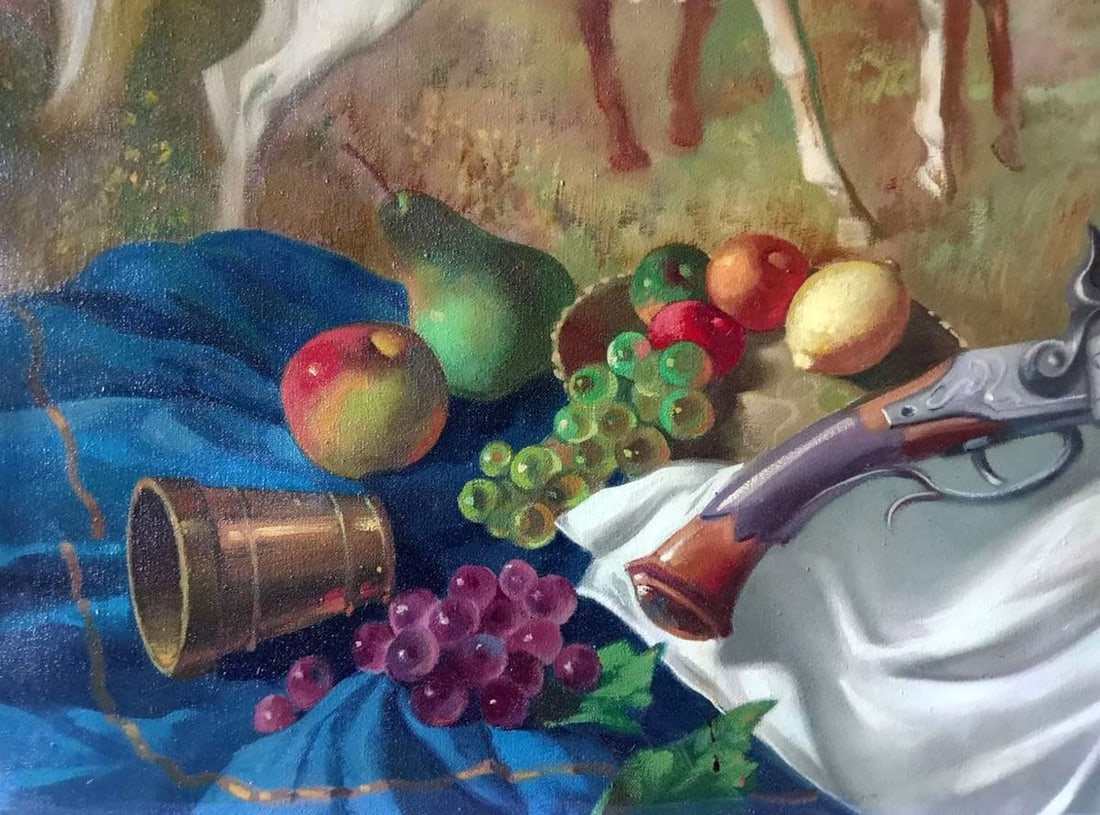 Oil painting Hunting Anatoly Borisovich Tarabanov - 4