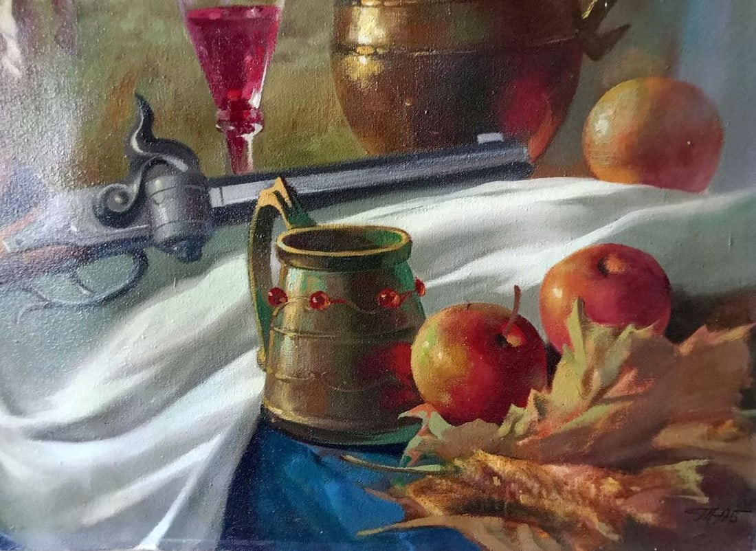 Oil painting Hunting Anatoly Borisovich Tarabanov - 5