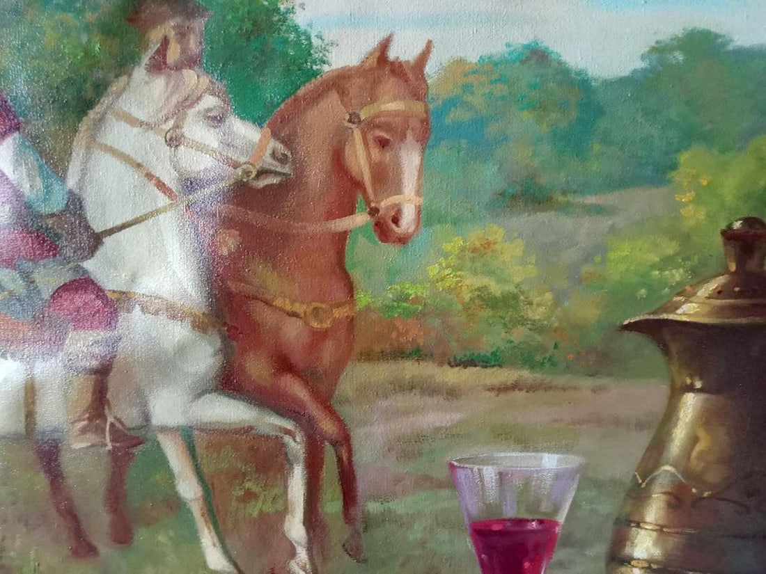 Oil painting Hunting Anatoly Borisovich Tarabanov - 6