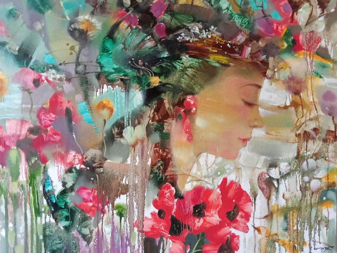 Oil painting Flora Anatoly Borisovich Tarabanov (1 of 10)